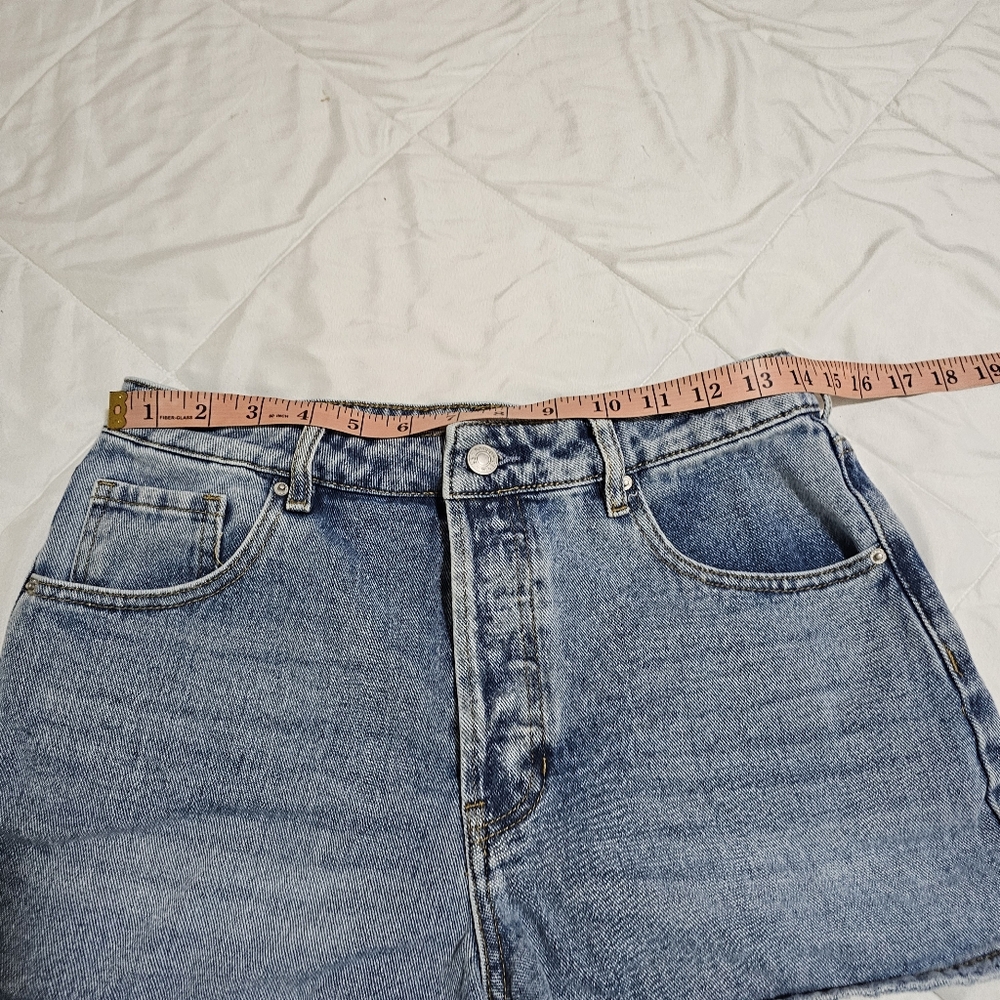 Pacsun Highrise Festival Jean Shorts Button Fly Womens Size 29 - Picture 7 of 12